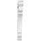 Ekena Millwork Standard Olympic Architectural Grade PVC Bracket with Traditional Ends, 3"W x 30"D x 30"H BKTP03X30X30OLY01 - alternate 3